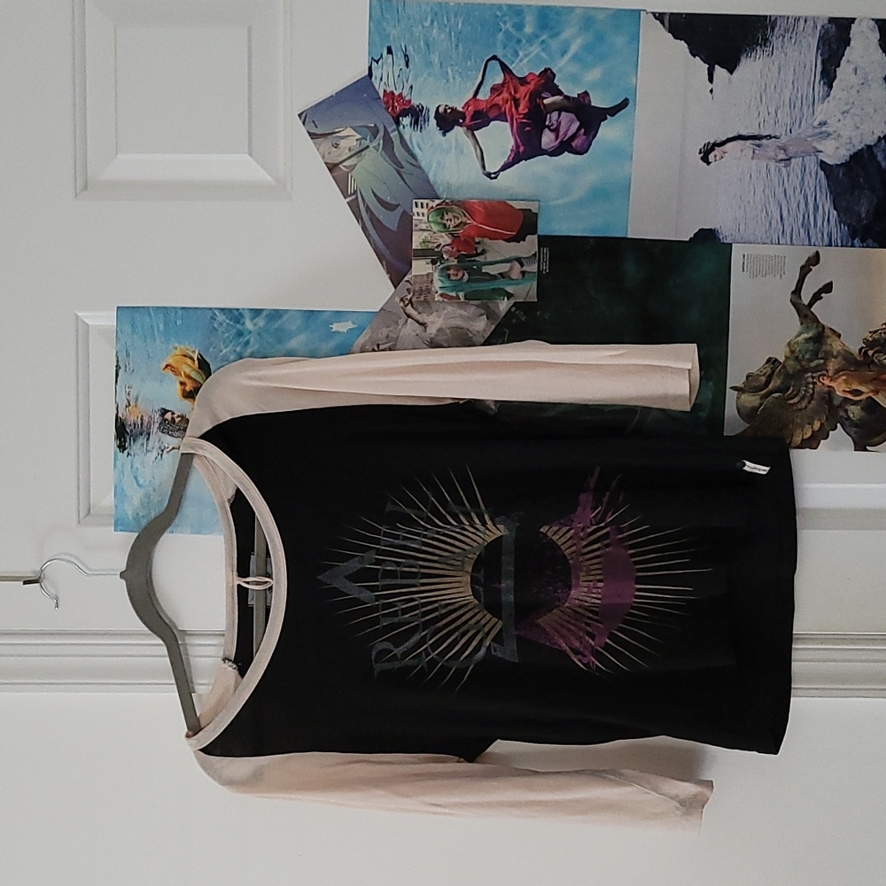 One Teaspoon Rebel Glam Raglan Top